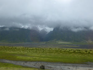 Icelandic mountain and landscape