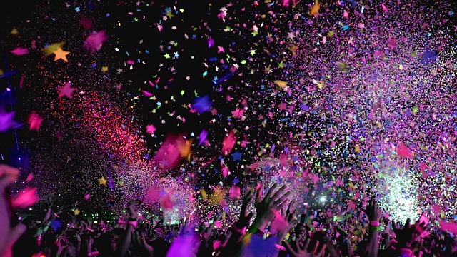 Confetti party - photo from Pixabay