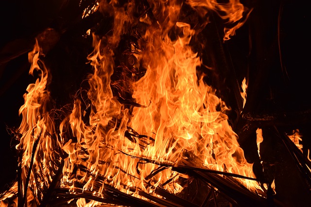 Bonfire - New Year's Eve in Iceland