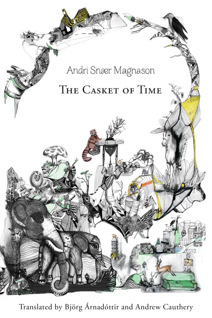 The Casket of Time book cover by Andri Snær Magnason