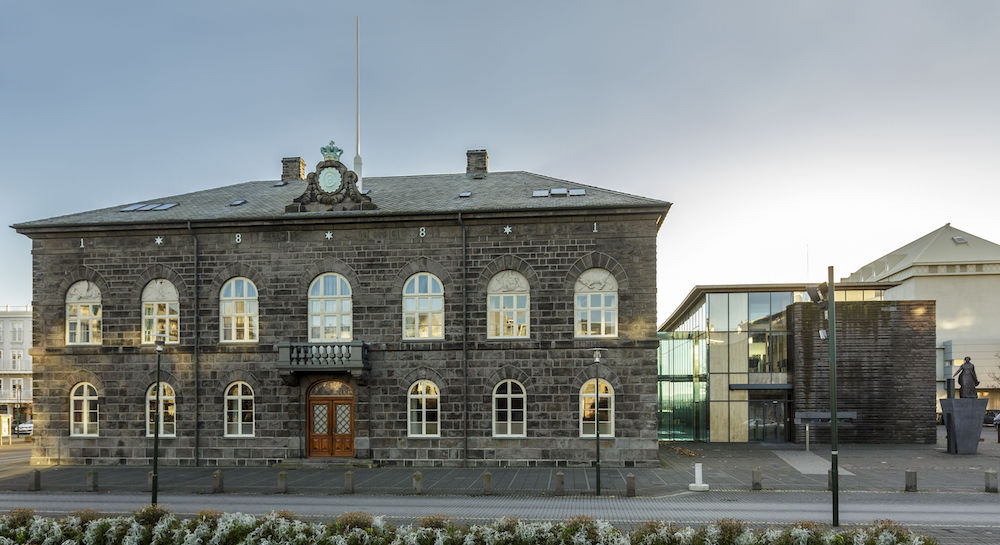Alþingi (Althingi) is the Icelandic parliament and this is a photo of the building where they meet. All Things Iceland podcast